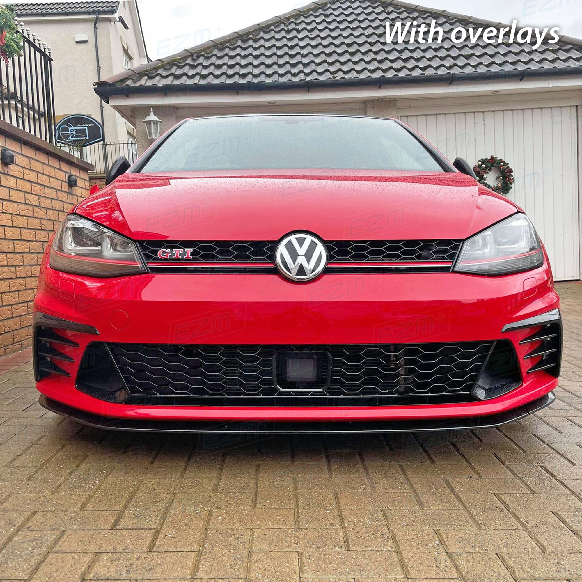 Side Stripes Stickers for Golf Volkswagen GTI or GTD Racing Tuning Sport  Bicolour 