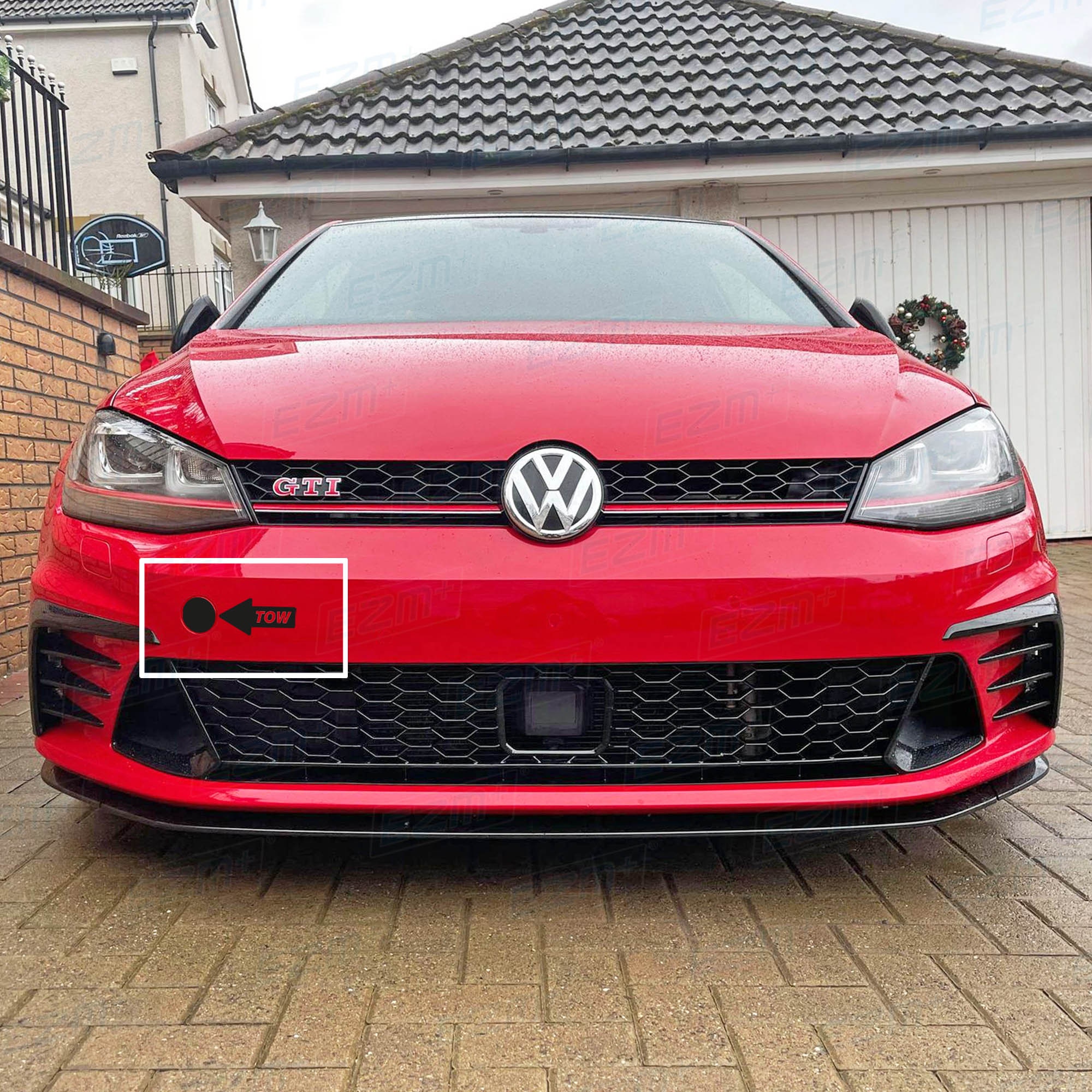 EZM Pin Stripe Lenkrad Aufkleber für VW Golf 7 & MK7.5 Modelle