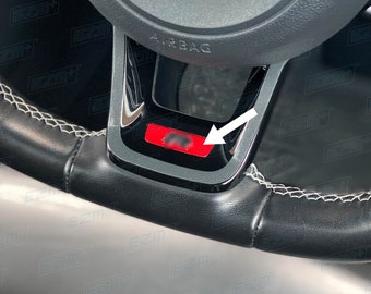 EZM Steering Wheel R Surround Oval Decal for VW Golf MK7 / MK7.5 R