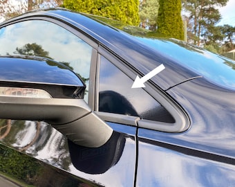 EZM Front Window Triangle Inserts x 2 for VW Golf MK8 R Gti Gtd R-Line Gte Tsi Tdi Models