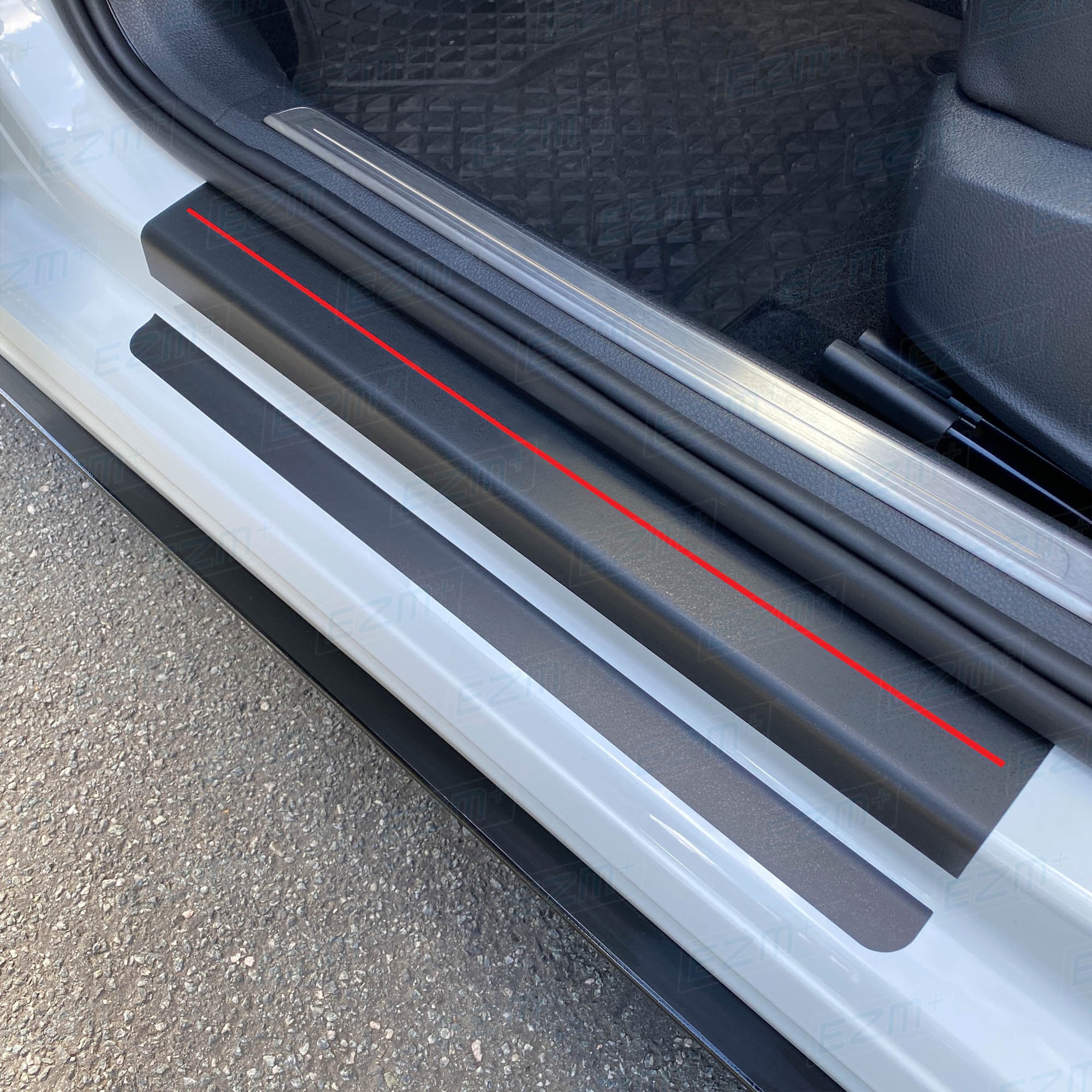 Golf 7 Voiture Protection Seuil de Porte Acier inoxydable 4 pièces