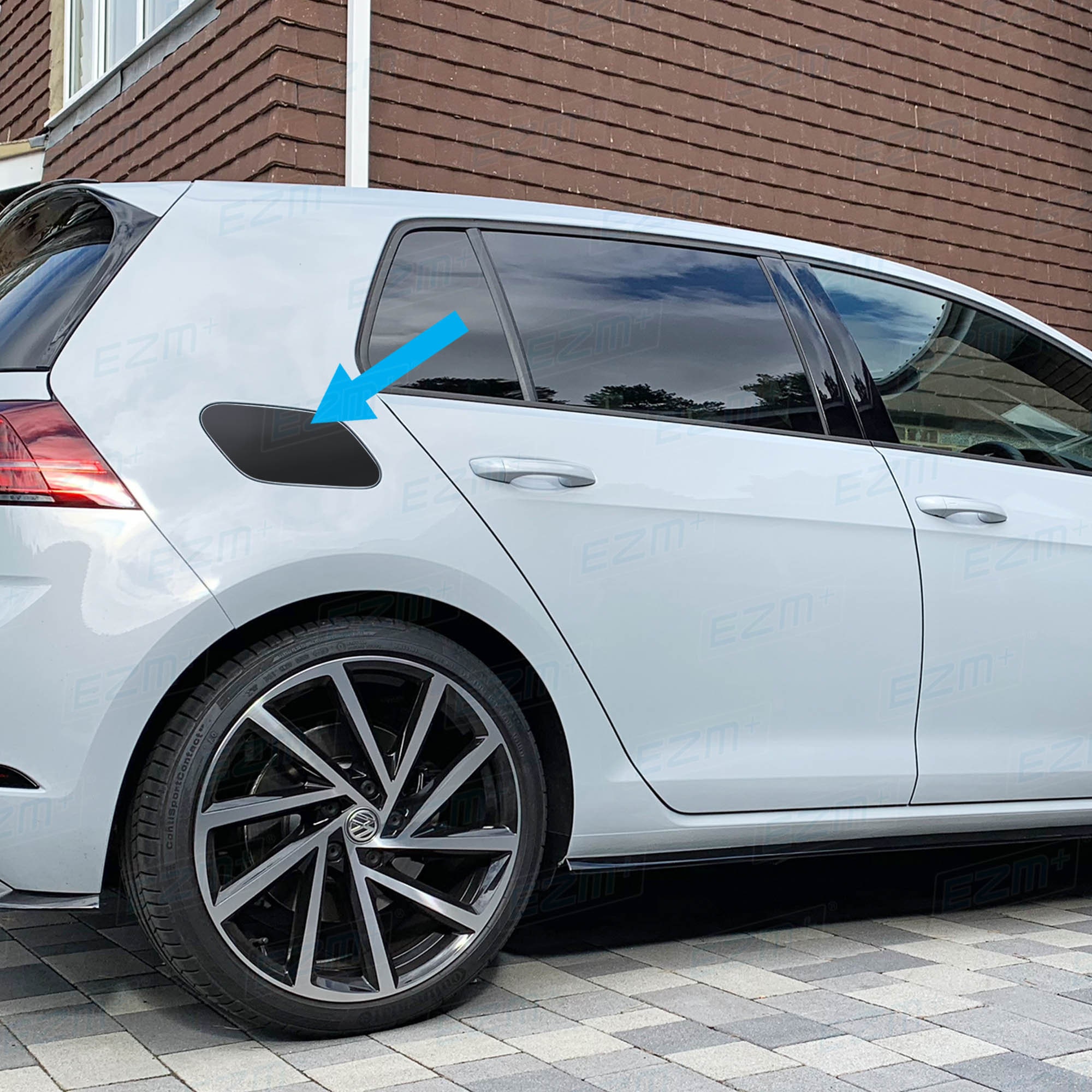 VW Golf 7 GTI Aufkleber Plaketten, seitlich