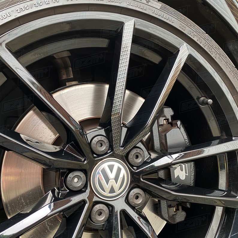 EZM Spoke Accent Decals x 4 for VW Pretoria 19 Inch Alloy Wheel image 4