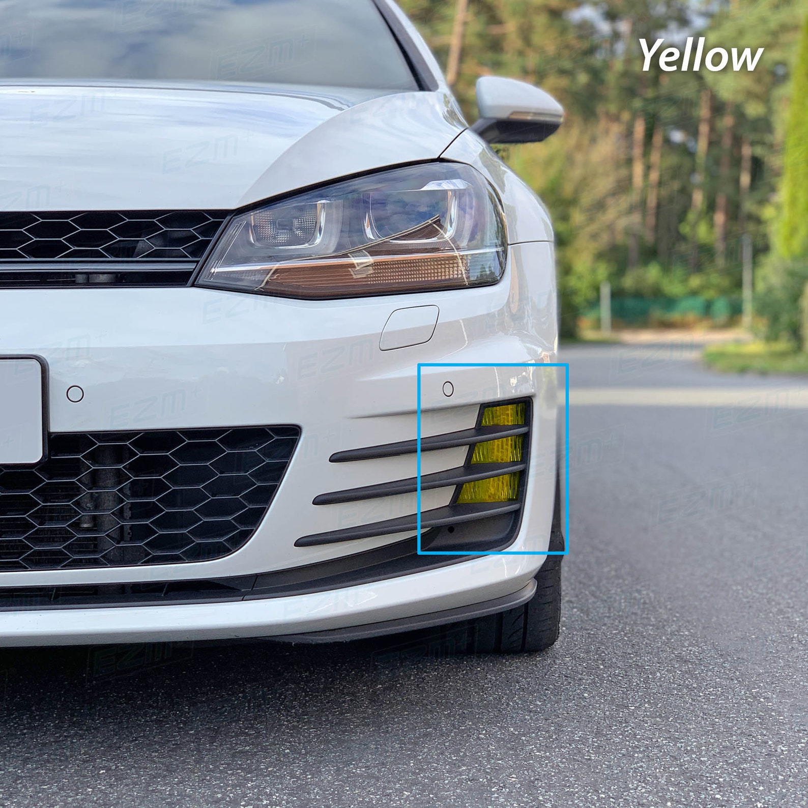 EZM Fog Light Overlays for VW Golf MK7 Gti & Gtd Etsy