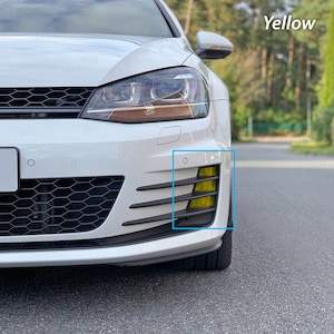EZM Fog Light Overlays for VW Golf MK7 Gti & Gtd