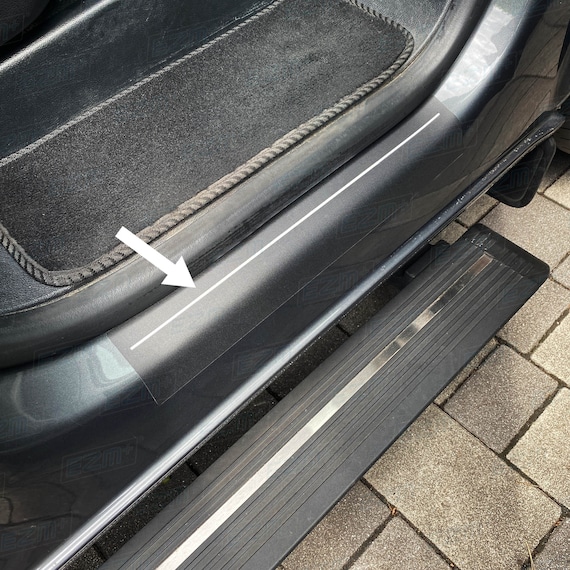 Gloss Black Load Sill Guard / Bumper Protector For VW T5, T5.1, T6, T6.1 Bus (2003+)