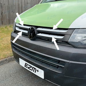 EZM Upper Grille Stips Decals x 2 for VW Transporter T6