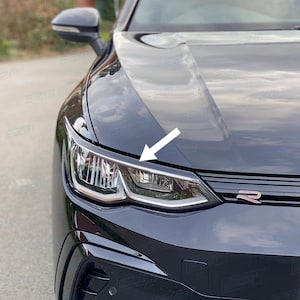Autocollants EZM Headlight Brow Decals x 2 pour les modèles VW Golf MK8