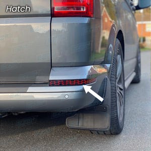 EZM Reflector Decals x 2 for VW T6 Transporter - Hatch Boot