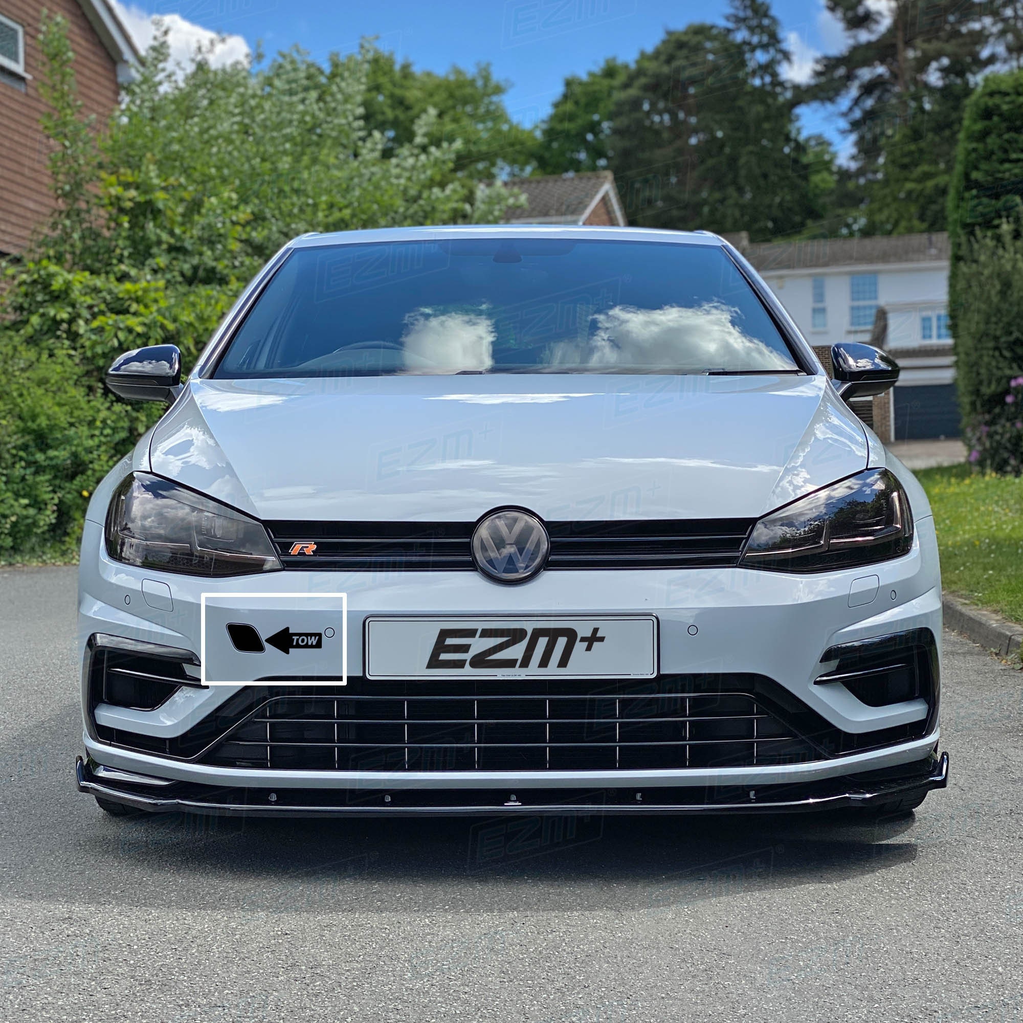 EZM Front Bumper TOW Decal for VW Golf MK7.5 Facelift Models R Gti Gtd  R-line Tsi Tdi -  Finland