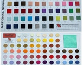 Wool Felt Colour Chart, Felt Sheets, Felt Squares, Wool Blend Felt, Australia, Australian Felt Emporium