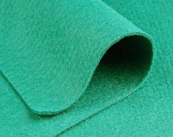 Jaded Ocean Green Wool Rayon Blend Felt Sheets