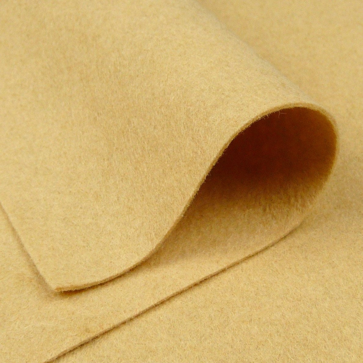 Refelt Sand Beach Sand Brown Wool Felt 1/2 Yard, 18 X 36 Inches Felt, Felt by the ...