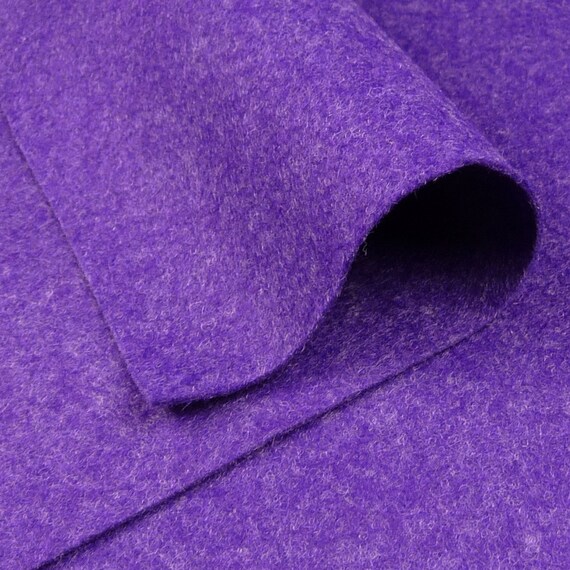Grape Jelly Wool Rayon Blend Felt Sheets
