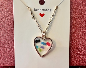 Eras Tour confetti necklace