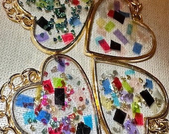 Eras Tour confetti bag/zipper charm