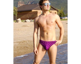 PoolBoy Mens Contoured Front Brief Bikini Swimsuit