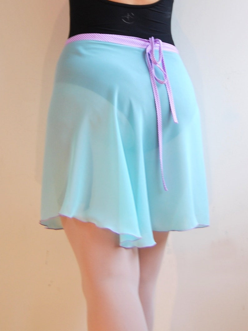 Long and medium length ballet skirt wrap skirt sky blue with Etsy