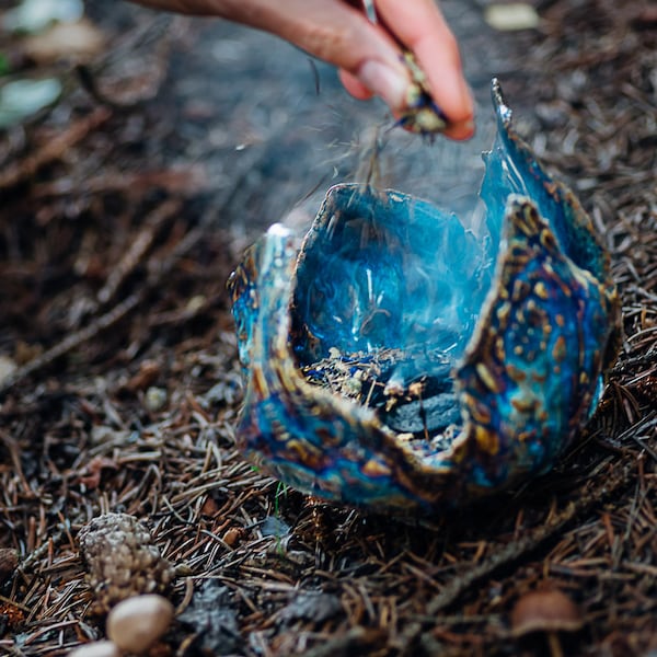 Incense bowl ceramic pottery