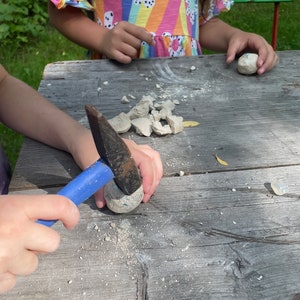 Schatzsuche Garten Mitgebsel Kindergeburtstag Schnitzeljagd Überraschung Steine Edelsteine