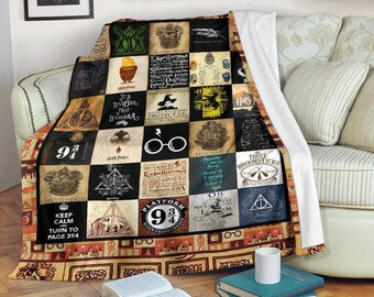 harry potter blanket quilt