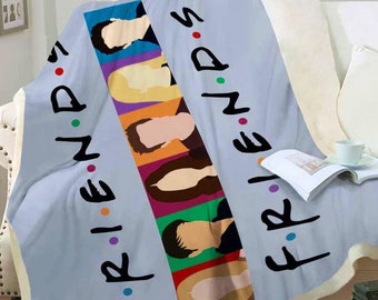 Friends I/'ll Be There For You Fleece Blanket 50x60x80 Made In US