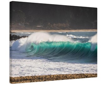 Carmel Shorebreak Canvas Print, California Ocean Wall Art
