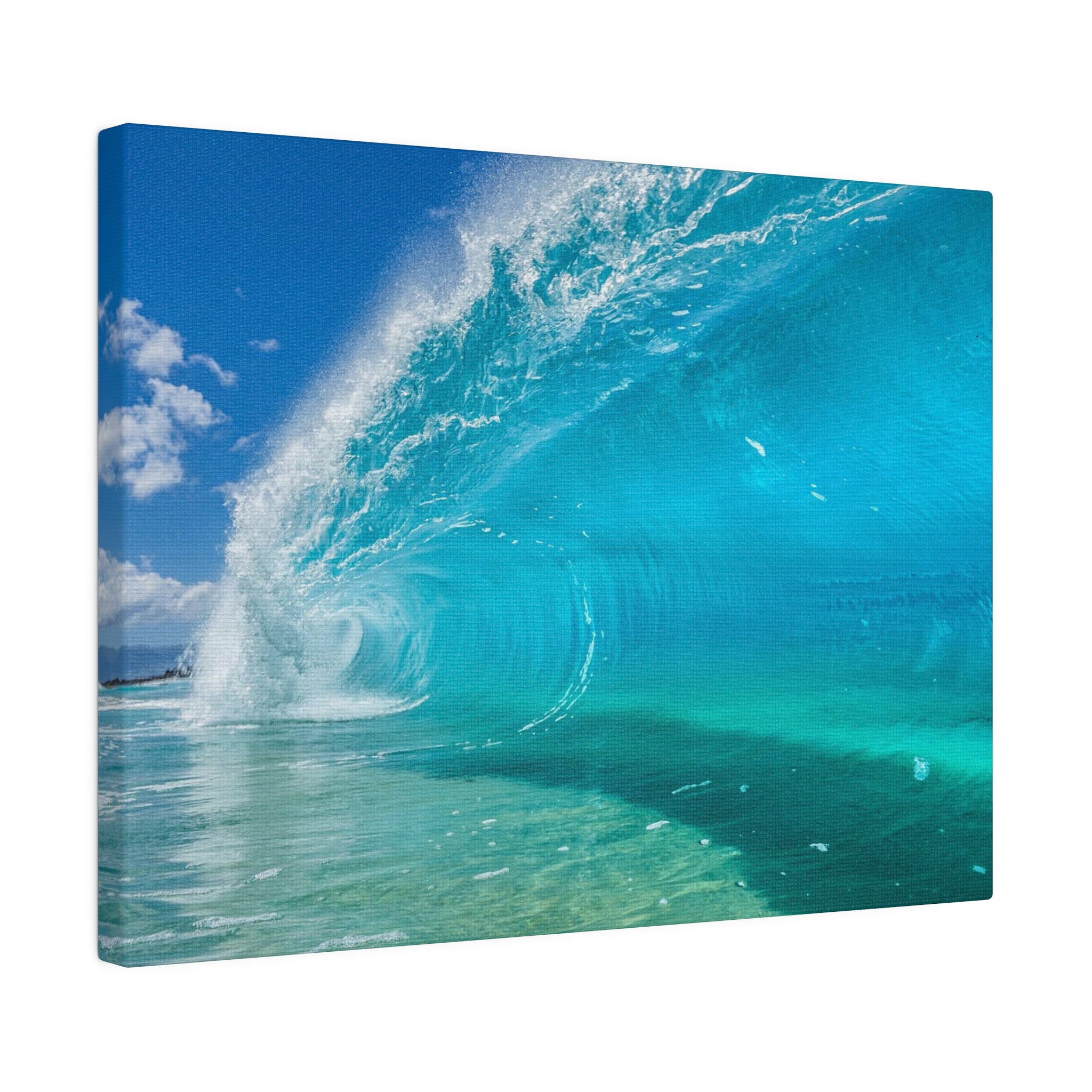 Ocean Canvas Art transluscent Wave an Original Photograph Etsy