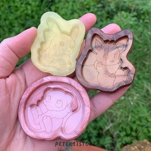 Pikachu/Eevee/Mew mold(designed by luminous_senecio)
