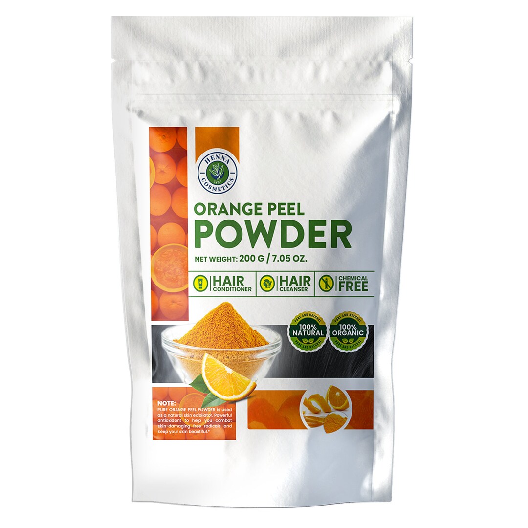 Orange Peel Powder for Hair and Skin Care 200 Grams - Etsy Australia Orange Peel Powder for Hair and Skin Care 200 Grams - Etsy Australia