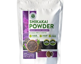 Shikakai Powder (Acacia Concinna) |100 Grams (3.53 oz.)| Pure, Gentle Hair Cleanser and Conditioner | Henna Cosmetics Cypri