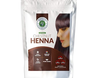 Chestnut Color Hair Dye Mix 100 Grams (3.53 oz.) | Natural Hair Coloring | Henna Cosmetics