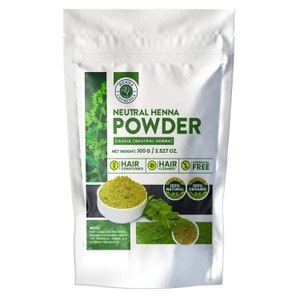 Cassia Obovata Powder | Neutral Henna for Hair | 100g Pure Colorless Conditioner for Hair Strength & Growth | Henna Cosmetics