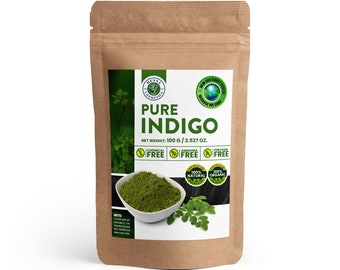 Indigo Powder For Hair Dye 100 Grams (3.57 oz.) Hair Coloring