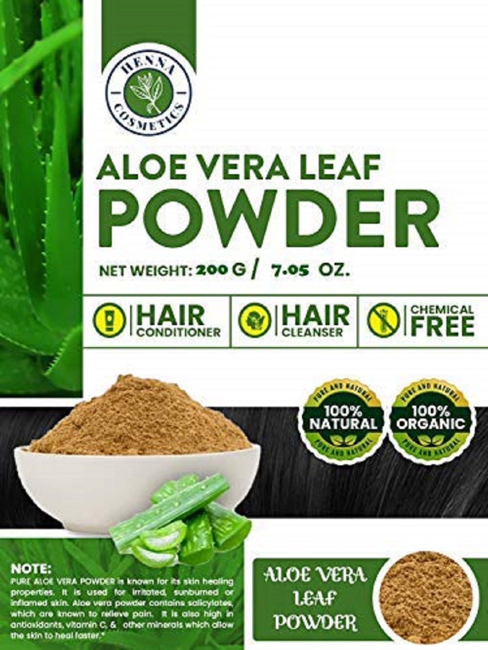 Aloe Vera Leaf Powder Aloe Barbadensis Moisturizer Juice Etsy