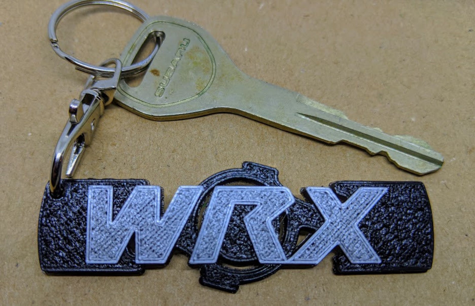 Subaru WRX Logo on Piston Keychain Etsy