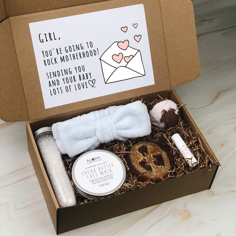 New Mom Gift Basket New Mom Care Package for Her New Mom Etsy