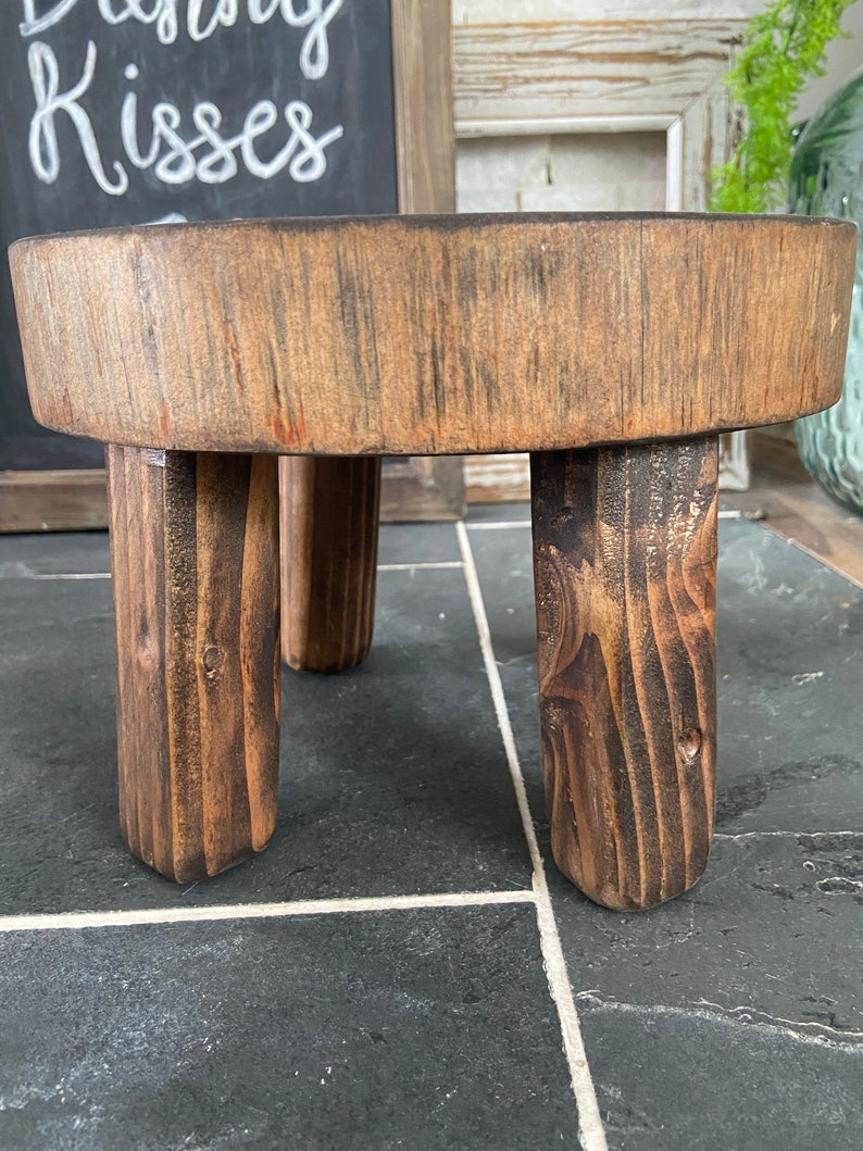 Liveedge Wooden Stool/riser Etsy Denmark