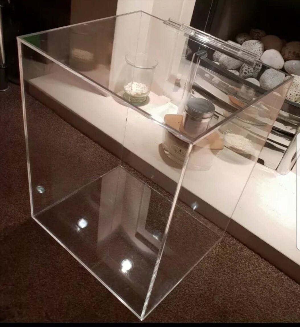 Acrylic Display Box With Lid Etsy UK
