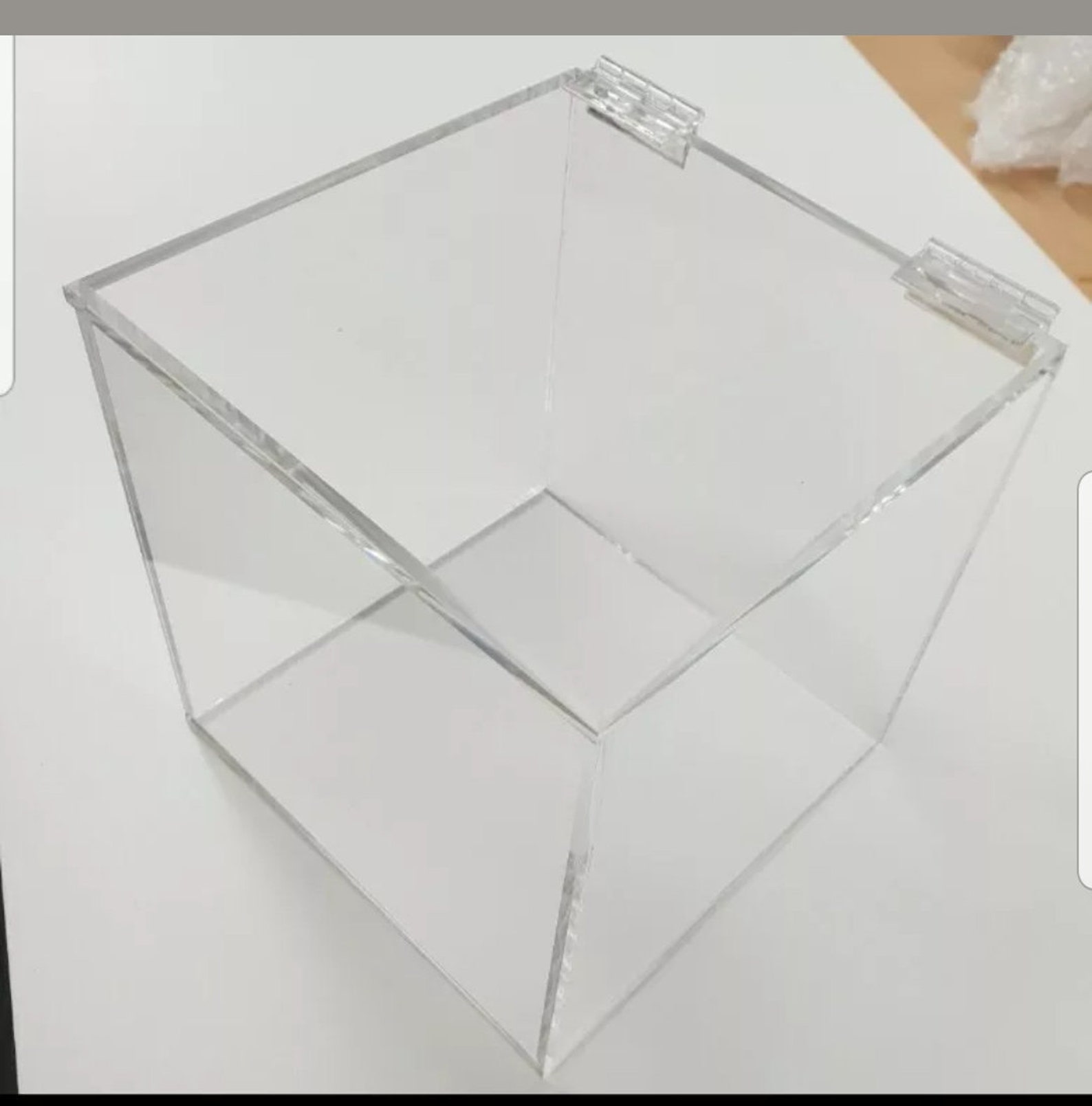 Acrylic Display Box With Lid 350MM Etsy