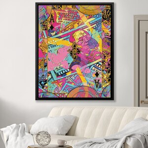 Poker Room Decor Ace Card | Pink Money Playing Card Wall Artwork | Casino Theme Game Room Decor Money Painting