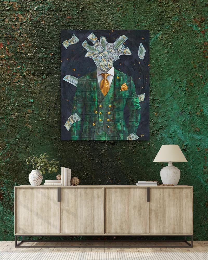 Money on My Mind - Financial Advisor Office Wall Art by the Dope Art - Etsy