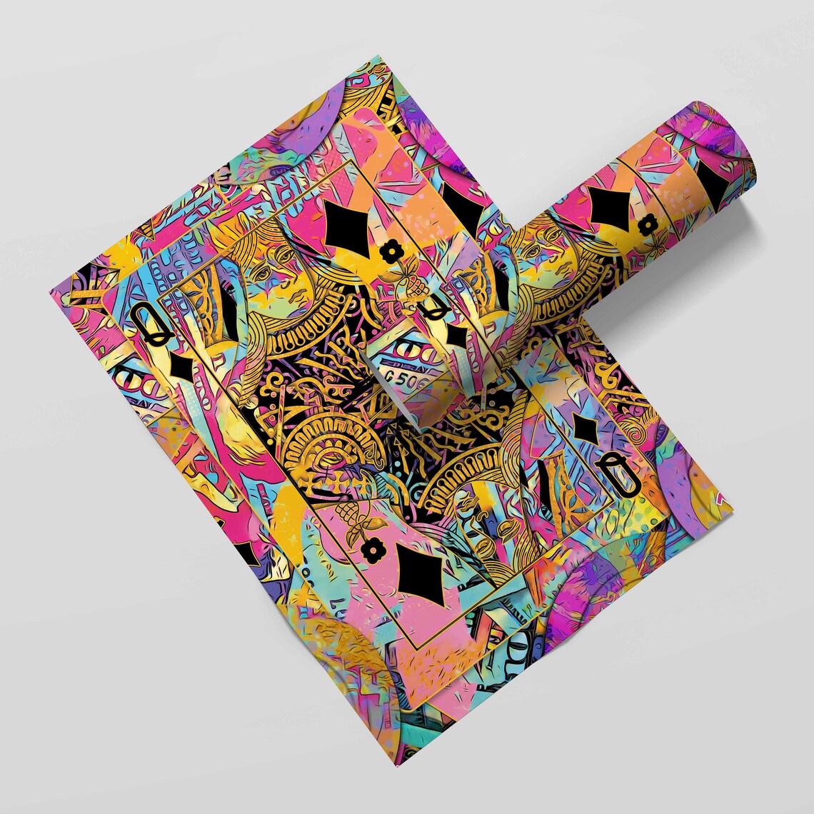 Matching Art King and Queen Art Print Set | Matching Wall Art Couple Painting ...