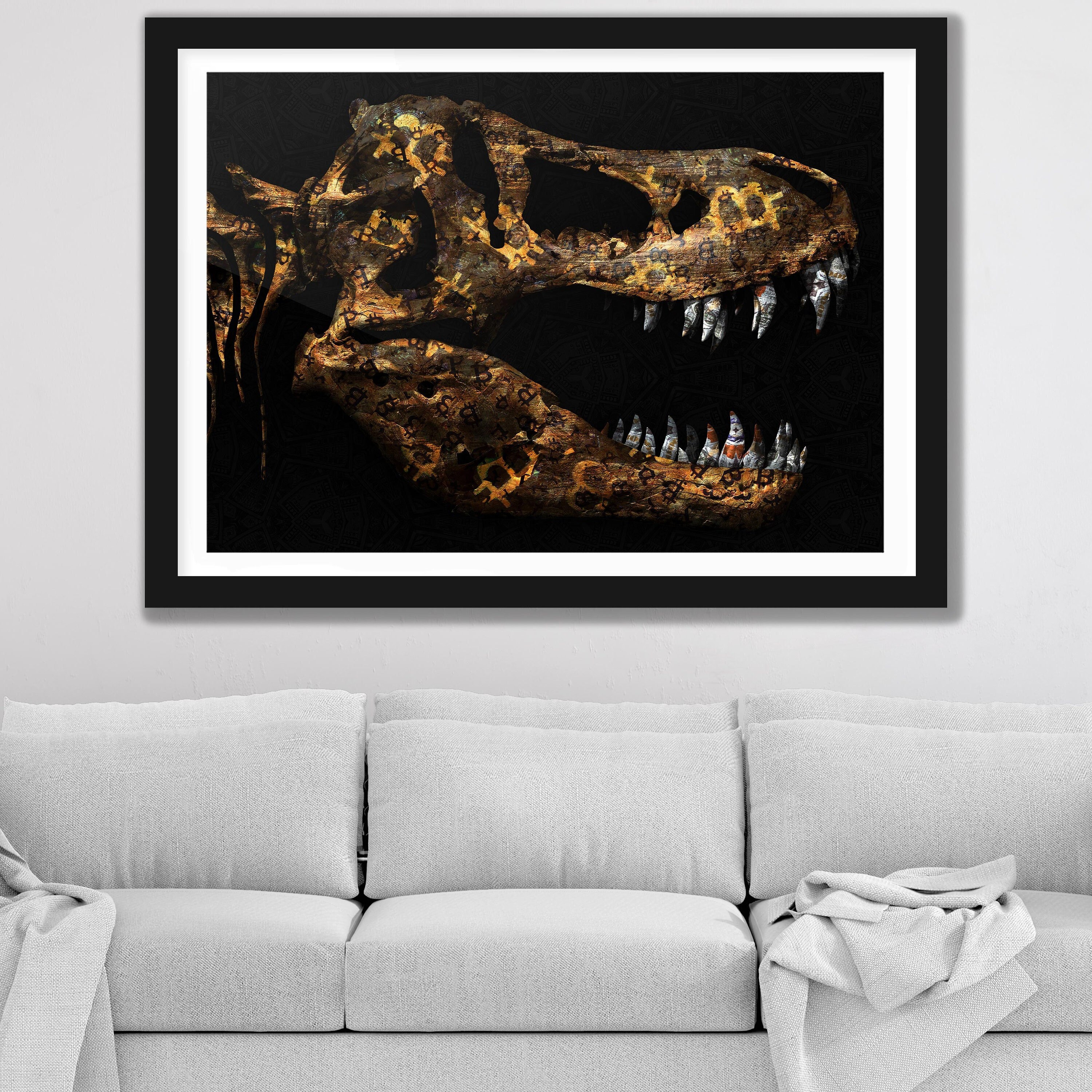 Cryptosaur Artwork / Cryptocurrency Painting / Dinosaur Artwork / Bitcoin  Painting / Crypto Wall Art / Cryptocurrency Gift / Canvas Wall Art - Etsy  México