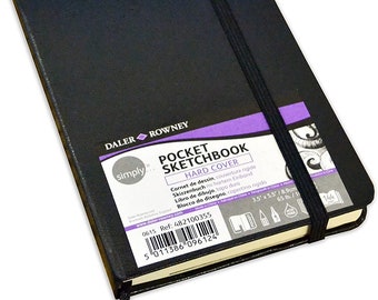Daler Rowney Simply Pocket Sketchbook (Hard Cover) by Daler Rowney