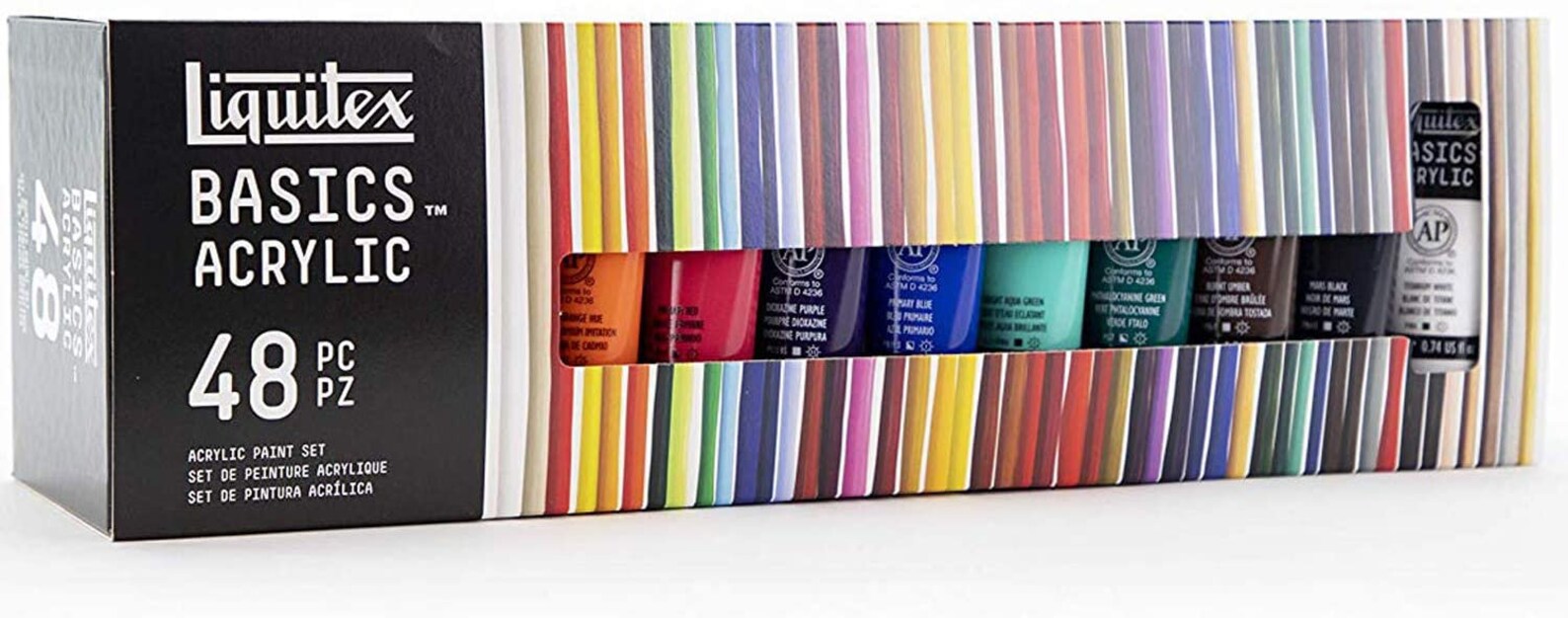 Liquitex BASICS 48 Tube Acrylic Paint Set 48 x 22ml Tubes Etsy