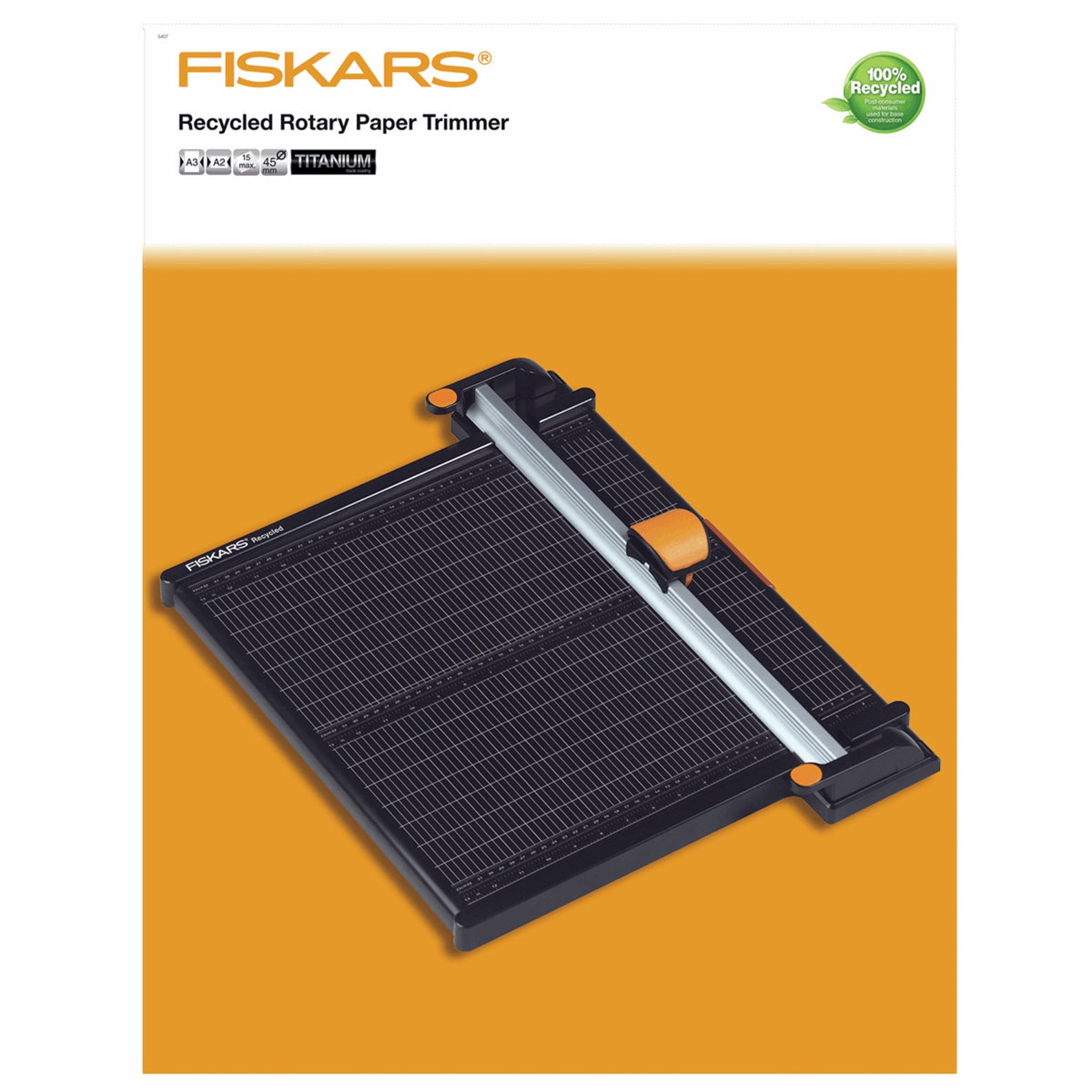 Fiskars A3 Recycled Titanium Ø45mm Rotary Paper Trimmer 45 cm Etsy