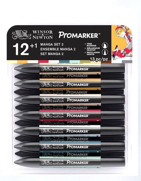 Letraset Promarker 5 Marker Pen Set Manga Additions 3 