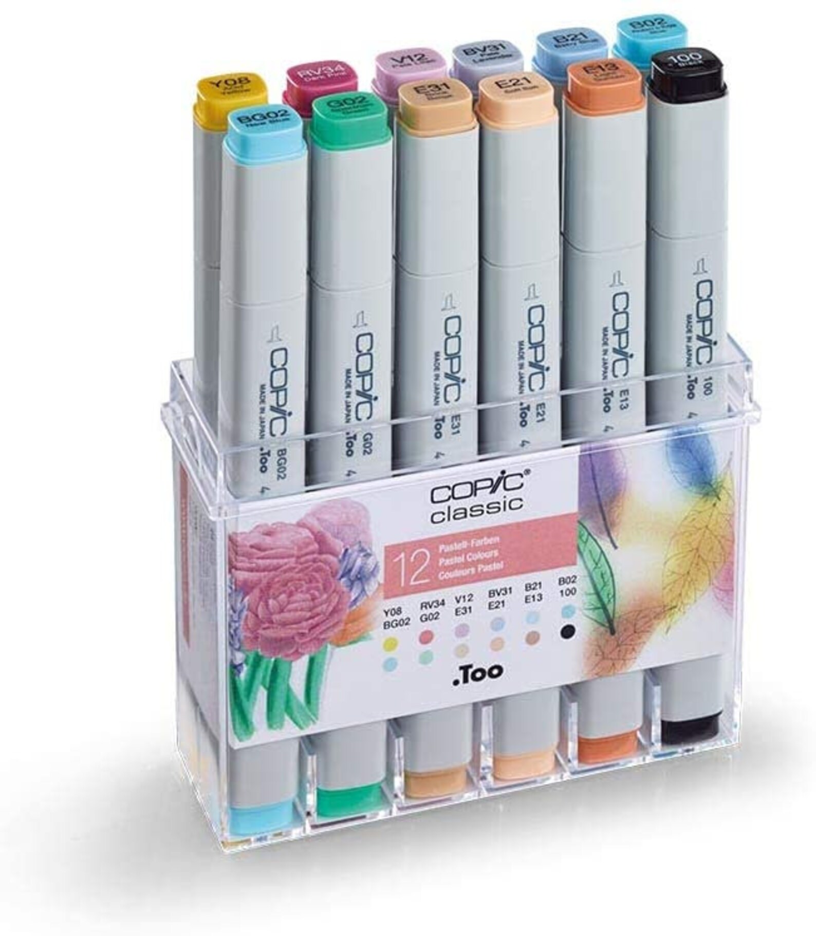 Copic Marker 12 Piece Set Pastel Colours CZ20075704 Etsy