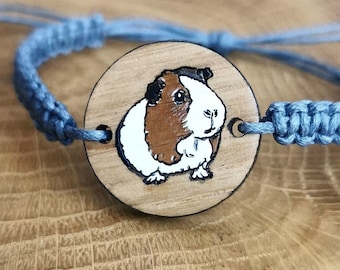 Guinea Pig bracelet, handmade pet jewelry